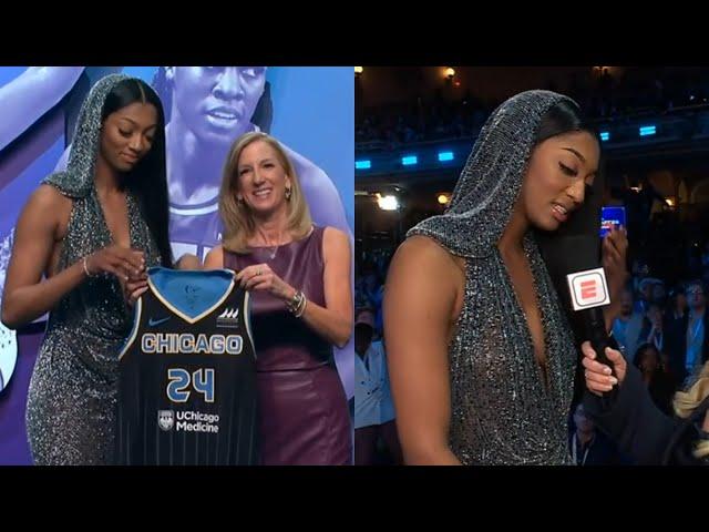 Angel Reese drafted pick 7 overall to Chicago Sky in the WNBA Draft 2024