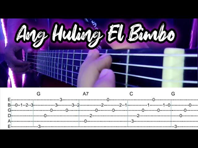 Eraserheads - Ang Huling El Bimbo (Fingerstyle Guitar) with Tabs and Chords