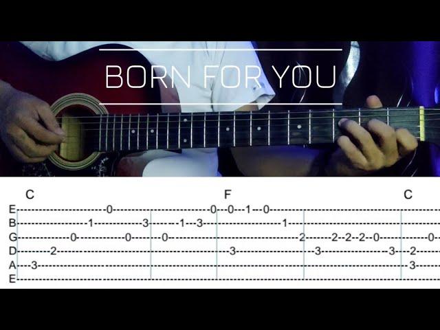 David Pomeranz - Born For You (Guitar Fingerstyle Tabs and Chords)