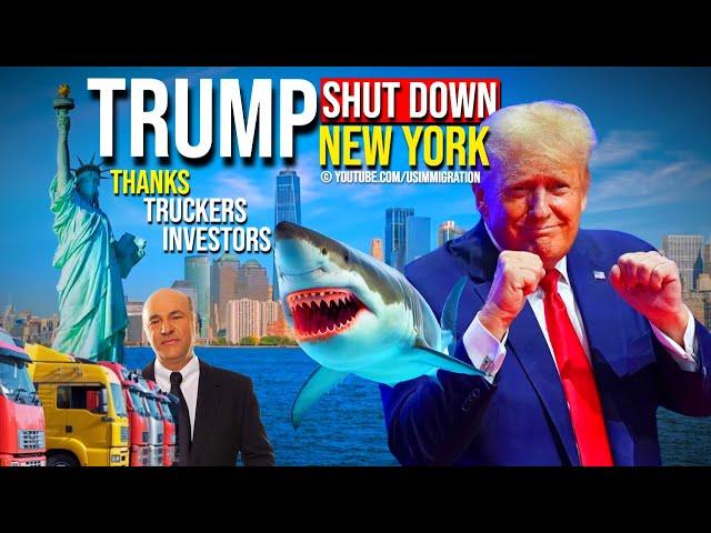 JUST NOW: Trump SHUTDOWN New YorkThanks Investors & Truckers! NY is a Loser! Truckers for Trump