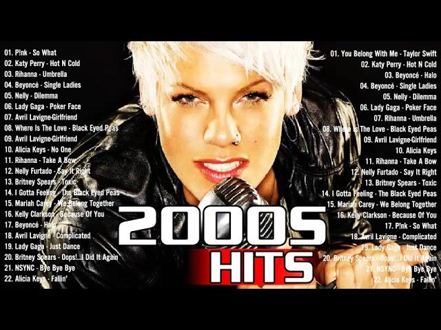 Late 90s Early 2000s Hits Playlist |  Rihanna, Eminem, Katy Perry, Nelly, Avril Lavigne, Lady Gaga