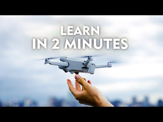 DJI MINI 3 PRO - HOW TO HAND LAUNCH AND LAND THE DRONE. LEARN IN 2 MINUTES