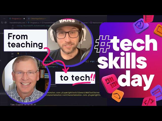Tech Skills Day 2024 | From teaching to tech: Allen-Michael Grobelny’s upskilling journey