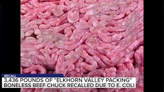 Beef shipped to 9 states recalled over E. coli concerns