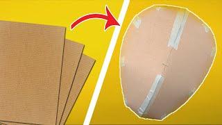 How To Make Basic Mask From Cardboard type 3 | Free Templates | Amin DIY & Crafts