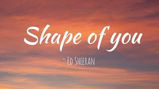 Shape of You ~ Ed Sheeran