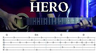 Enrique Iglesias - Hero Guitar Fingerstyle Tabs
