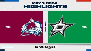NHL Game 1 Highlights | Avalanche vs. Stars - May 7, 2024