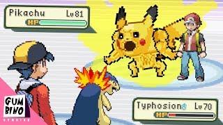 Red vs Gold Pokémon Battle - How it actually happened