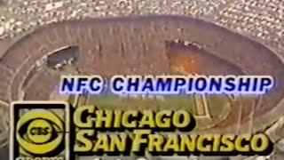 1984 NFC Championship Bears (11-6) vs 49ers (16-1) Highlights (49ers defense dominates with 9 sacks)
