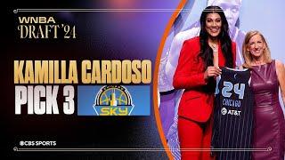2024 WNBA Draft: Kamilla Cardoso selected No. 3 OVERALL by Chicago Sky | CBS Sports