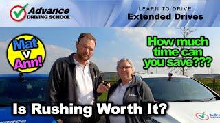 How much time can we save by rushing???  |  Advance Driving School