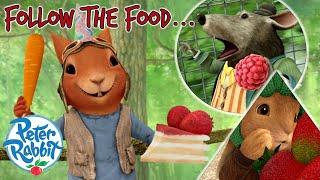 @OfficialPeterRabbit  - Follow The FOOD!   |  30+ Minutes Compilation | Cartoons For Kids