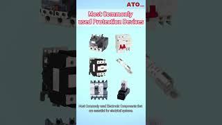 Essential Electronic Components in Electrical Systems #circuitbreaker #relay #contactor