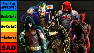 Who's the BEST Playable Character? (Not Batman) | Arkham Tier List