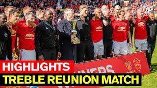 Treble Reunion Match | Manchester United v FC Bayern Legends | Highlights | Beckham, Neville, Butt