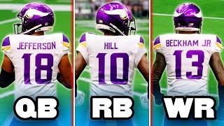 I made a team of ONLY WRs