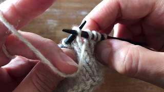 Sl1 wyif & Sl1 wyib - knitting tutorial