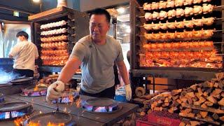 하루 매출만 1500만원!! 끝판왕 장작구이 누룽지 통닭집/ 하루 800마리 / Oak wood-grilled whole chicken | Korean Street food