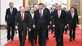 China's Xi meets representatives from US business, strategic and academic communities