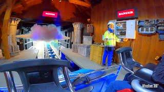 Launched Coaster with Dark Ride | Blue Fire Megacoaster | Europa Park 2022