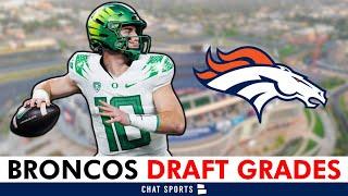 Denver Broncos Draft Grades For Bo Nix In Round 1 + 2024 NFL Draft Targets For Day 2