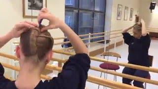 How do Royal Ballet School Students do their hair?