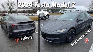 Taking Delivery of the 2024 Tesla Model 3 Refresh & First Impressions!