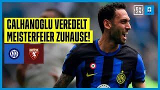 Calhanoglu-Doppelpack! Inter feiert Meistertitel Zuhause: Inter Mailand - FC Turin | Serie A | DAZN