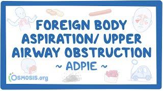 Foreign body aspiration / upper airway obstruction: Nursing Process