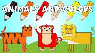 Animals and Colors Sing-Along Lyrics Video