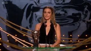 Emma Watson presenting Best British Film at BAFTA 2022