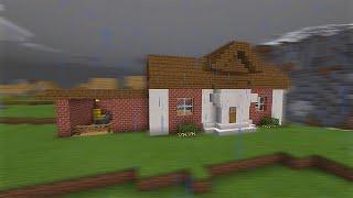 Minecraft EASY House Tutorial On How To Build A Brick House