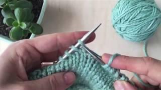 How to Knit the Sl1, K1, psso Stitch