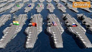 Aircraft Carrier Fleet Strength by Country 2023