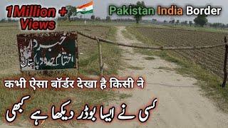 Pakistan India Border Zero Line | Last Village Pak india Border | English Subtitles | Pak India Vlog