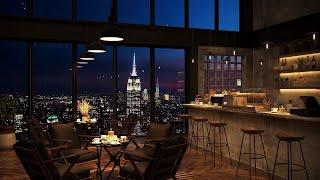 New York Coffee Shop Ambience  Relaxing Jazz Instrumental Music For Good Mood, Work, Study
