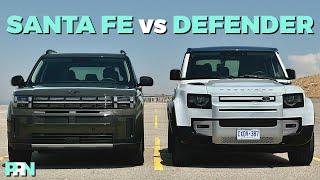Is the New Santa Fe a Knock-Off Defender? | 2024 Hyundai Santa Fe vs Land Rover Defender