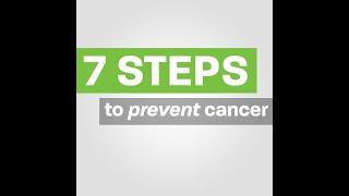7 steps to prevent cancer