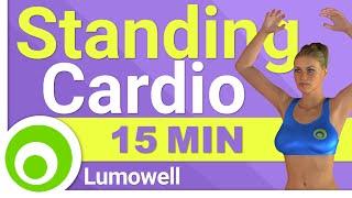 15 Minute Cardio Workout. Standing Exercises to Lose Weight