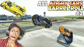 All angry cars barrel roll||Part 2||Extreme car driving simulator||