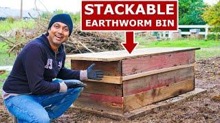 You Haven't Seen a Stackable Worm Bin Like this Before
