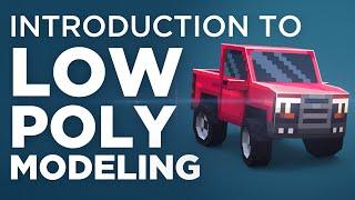 How to create a Low Poly 3D MODEL | Tutorial