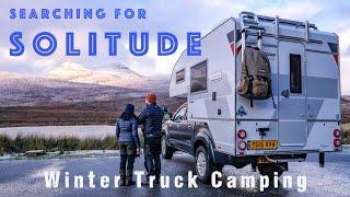 Winter Road Trip in a Truck Camper - SCOTLAND