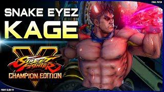 Snake Eyez (Kage)  Street Fighter V Champion Edition • SFV CE