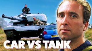 We Tried To Crush A Car With A Tank • Ultimate Bucket List