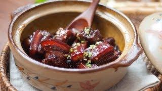 [Eng Sub]砂锅红烧肉 Chinese Braised Pork Belly in A Clay Pot