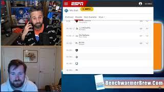 Broncos Draft Bo Nix: Brandon Perna's Live Reaction