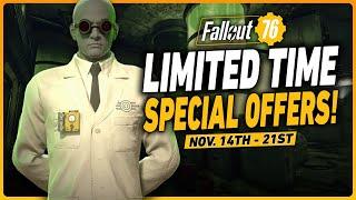 NEW SPECIAL OFFERS Coming to Fallout 76 Atomic Shop!