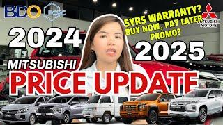 2024 & 2025 MITSUBISHI PRICE UPDATE! BUY NOW, PAY LATER PROMO! MITSUBISHI, 5YRS WARRANTY NA BA????
